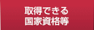 取得できる国家資格等